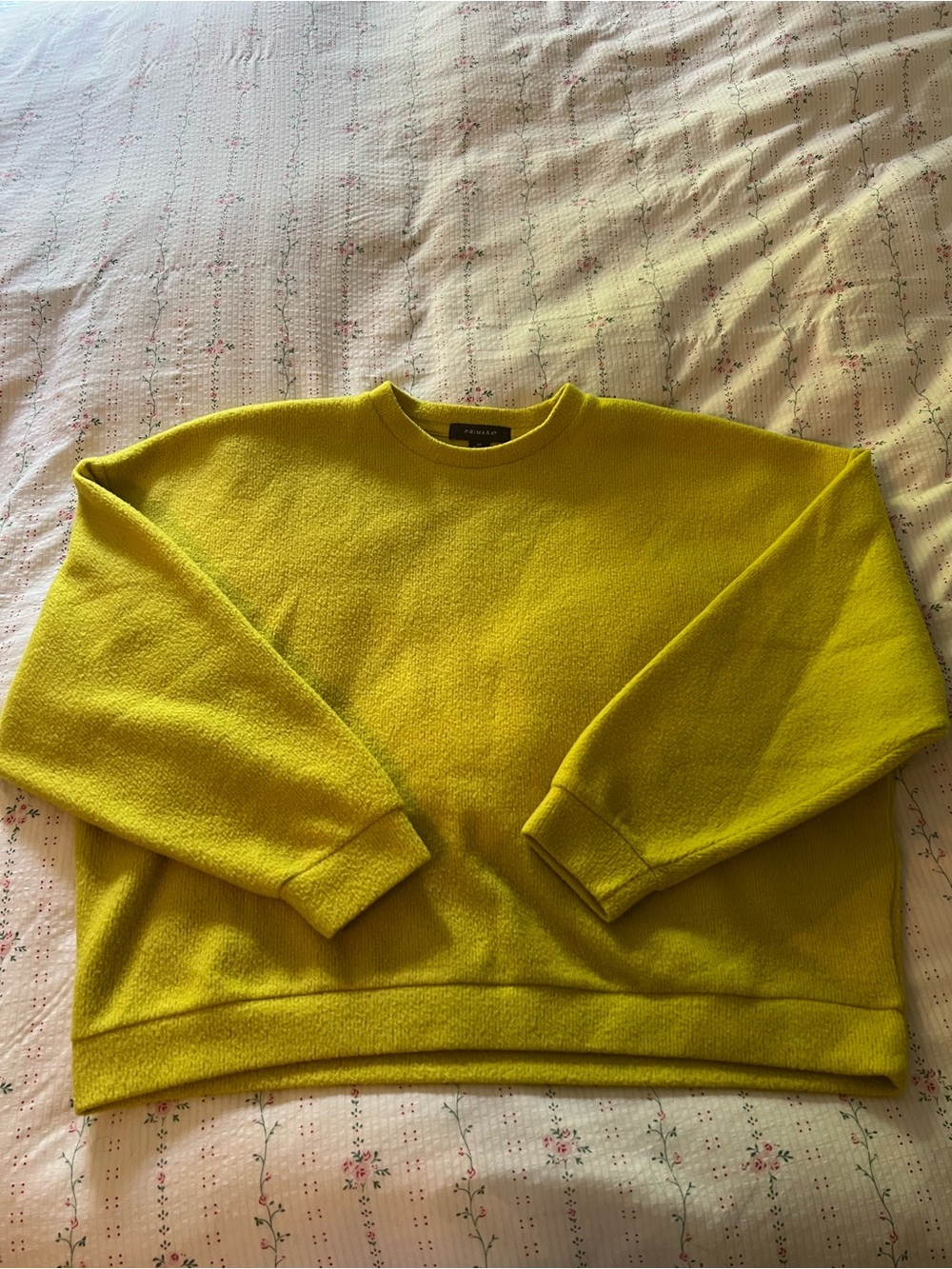 Sunshine Yellow Primark Crew